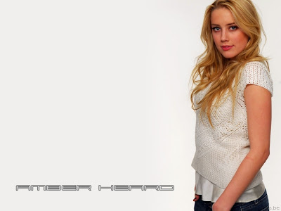 Amber Heard looking pretty Wall...